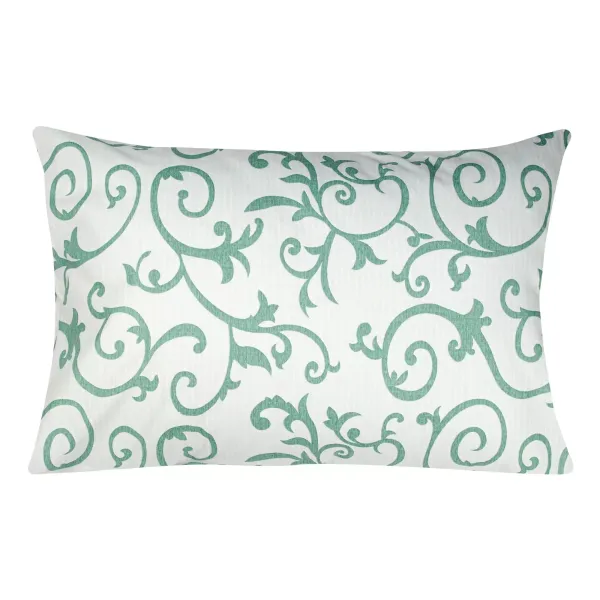 Cotton Pillowcase Home Line Monogram Green 50x70cm 165084