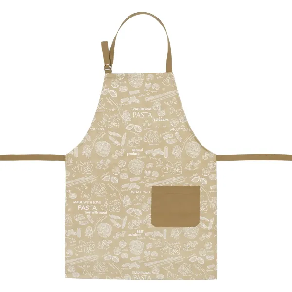 Apron with an adjustable ties  Home Line  Pasta  Beige  166851