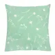 Home Line calico pillowcase "White cornflowers on green" 70x70cm 165381 small