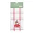 Home Line waffle towel (red stripe, with machine embroidery) 45x70 cm 180060