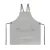 Apron with an adjustable tie Home Line  Canvas Grey  68x80 cm 182797