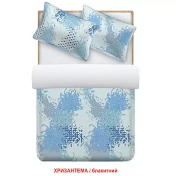 Home Line "Chrysanthemum" family bedding set (blue) 88530