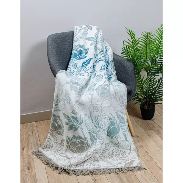 Cotton Plaid Aksu  Amarente Blue 150x200cm 180775