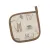 Pot Holder Home Line Cat in the Kitchen 20x20cm Sand 175298