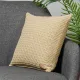 Knitted Wool Blended  Pillowcase Tonk Line Braids Beige 40x40 cm 193271 small