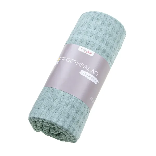 Flat Waffle Bed Sheet Home Line Menthol 160x200 cm 190681