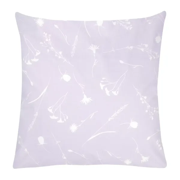 Home Line calico pillowcase "White cornflowers on lavender" 70x70 165092