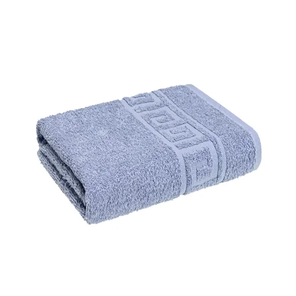 Cotton Terry Towel Home Line 50x90 cm Grey Blue 179749