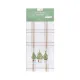 Home Line waffle towel (brown stripe, with Christmas tree embroidery) 45x70 cm 180063 small