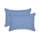 Set of knitted pillowcases 2 pcs. (gray-blue) 40x60 cm 157411 small