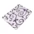 Calico sheet Home Line "Monogram" (lilac) 150x215cm 165094