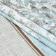 Single Flannel Bedding Set Home Line Cozy Blue Beige 179193 (222) small