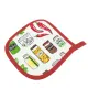 Pot Holder Home Line Spice Red 20x20cm 162152 small