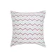 Calico pillow case "Zig Zag" (purple-green) 70x70 cm 174756 small