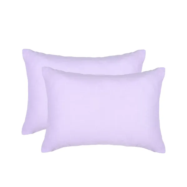 Set of knitted pillowcases 2 pcs. (lilac) 40x60 cm 157405