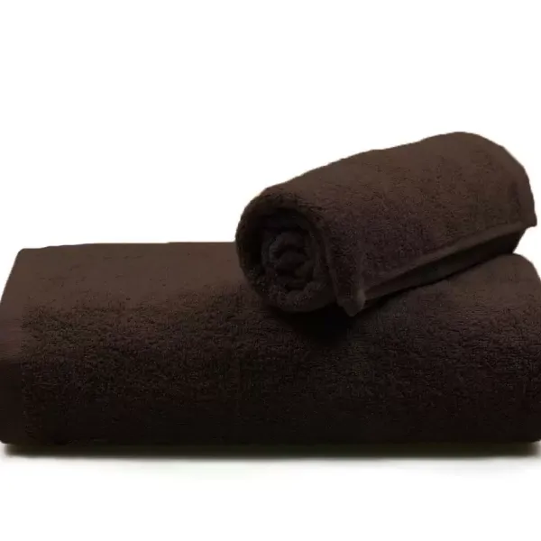Cotton Terry Towel Home Line Chocolate 50x90 cm 134234