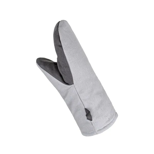 Cotton Canvas Oven Glove Home Line Grey 16x28 cm 183580