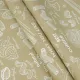 Half panama printed &quot;Pasta&quot; beige 142cm (230g/m2) 166057 small