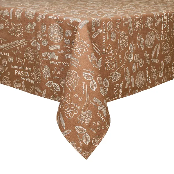 Cotton Canvas Tablecloth Home Line Pasta Beige Raw 120x150 cm 183953