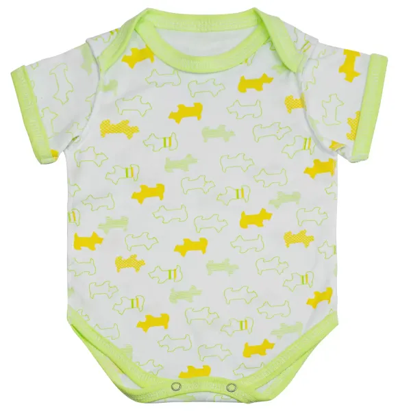 Children's bodysuit with short sleeves, year 92 "Pesyky" 155715