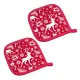 Set of Pot Holders Home Line New Year Red 20x20cm 166058 small