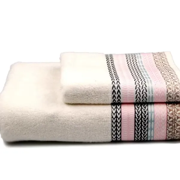 Terry towel Home Line Ethno (cream), 70x140 cm 98417