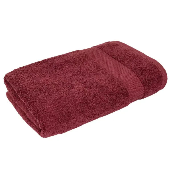 Terry towel (burgundy) 70x140 cm 161679