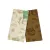 Set of 2 Cotton Waffle Kitchen Towels Bread  Beige, Brown 45x60 cm 181108