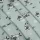 Cotton fabric "Lambs" green 150cm (120g/m2) 154516 (18) small