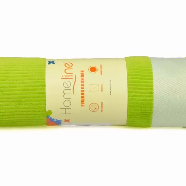 Home Line Velour beach towel Green 70x150 cm 124035