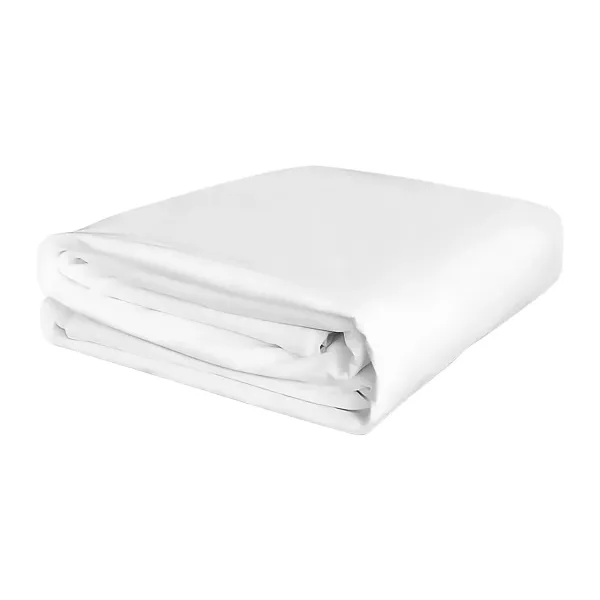 Waterproof Cotton Jersey  Mattress Protector with Elasticated Stripes 160x200cm 136559