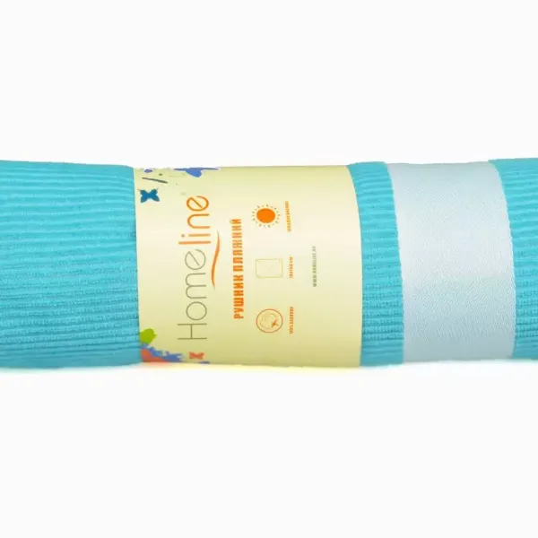 Velour beach towel Home Line Turquoise 70x150 cm 124034
