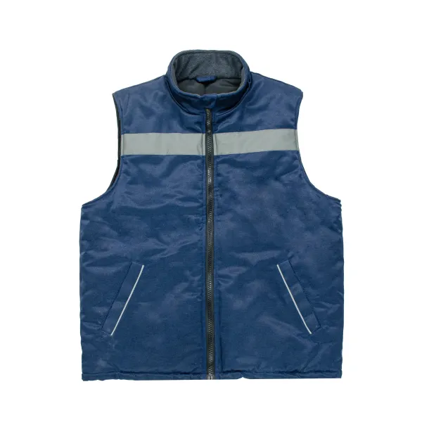 INSULATED VEST WITH POCKETS WITH REFLECTIVE ELEMENTS