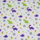 Lilac stuffed "Dinosaurs" lime green 150cm (140g/m2) 154920 small