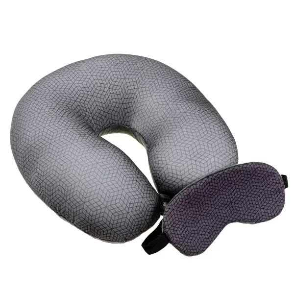 Travel pillow and eye patch Home Line &quot;Silver Diamonds&quot; 30x30cm 179146