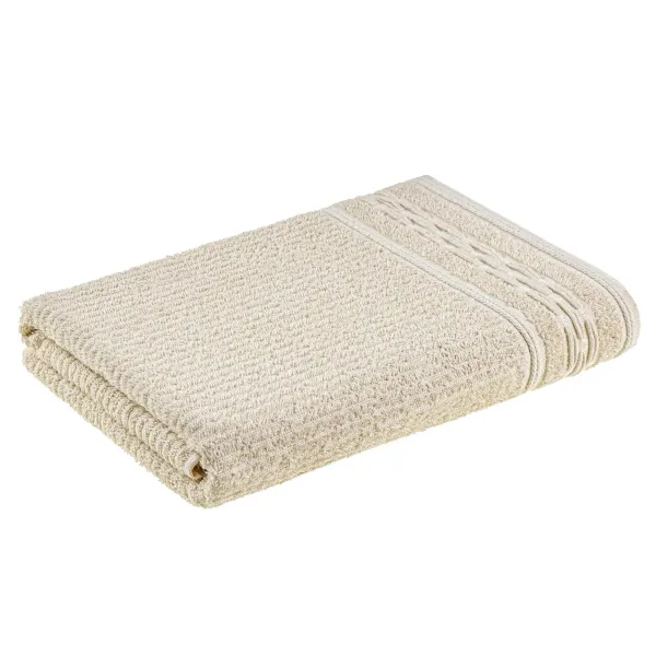 Cotton Terry Towel Home Line Linen 70x130 cm natural 189569