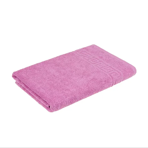 Terry towel with border 70x140 cm (lilac) 172379