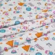 Cotton fabric "Girls and boys" orange 150cm (120g/m2) 154951 (61) small