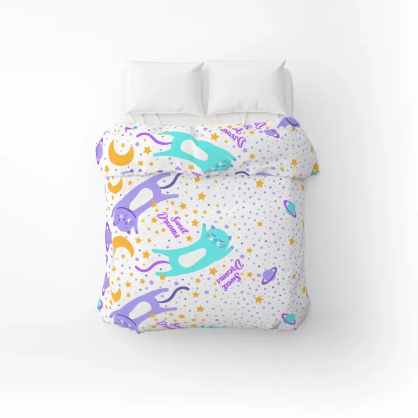Cotton Duvet Сover Home Line Cats 145x215 cm 182600