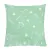 Home Line calico pillowcase "White cornflowers on green" 70x70cm 165381