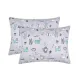 Calico pillowcases (2 pcs.) "Cat's joy" (turquoise) 50x70 cm 179200 small