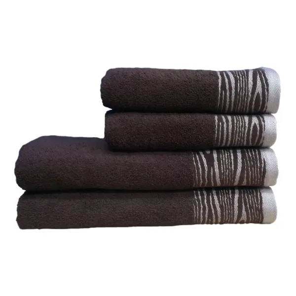 Terry towel Home Line "Tree" (dark brown), 50x90 cm 101999