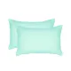 Set of 2 Cotton Pillowcases Home Line Mint 40x60 cm 169400 small