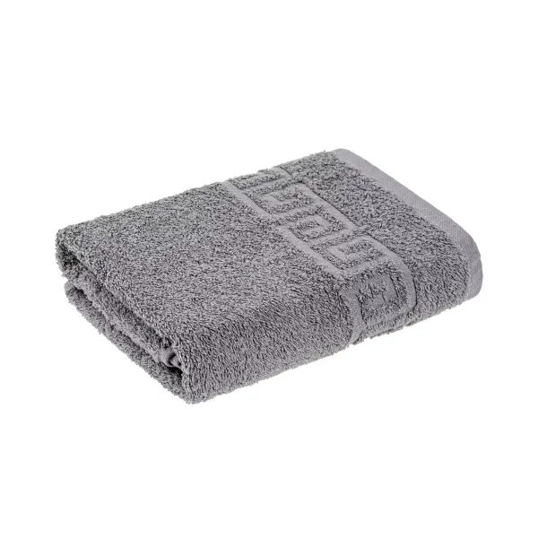 Terry towel with border 70x140 cm (gray) 173440