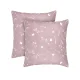 Calico pillowcases (2 pcs.) "Cornflower" (pink-lilac) 70x70 cm 183266 small