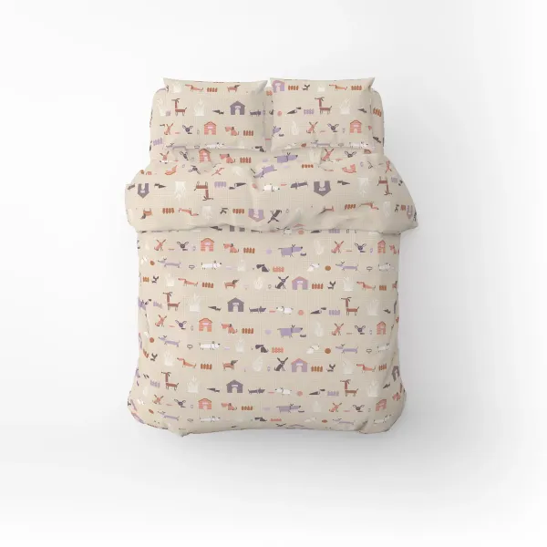 Bedding Set Home Line Haw Haw Sand 179194