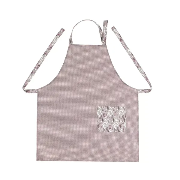 Apron with an adjustable ties Blooming Herbs Millet  Purple  181786