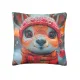 Decorative pillow Home Line Deer with Christmas Ball 45х45 cm 189230 small