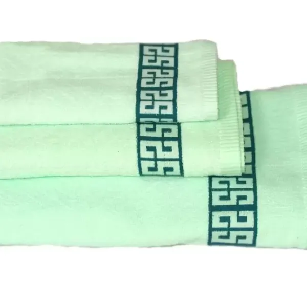 Terry towel Home Line "Theodor" (green), 48x95 cm 98004