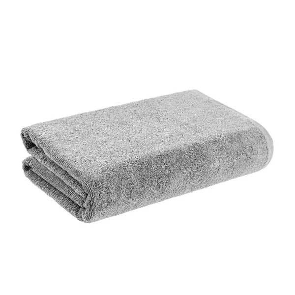 Cotton Terry Towel Home Line 100x150 cm Light Grey 177341